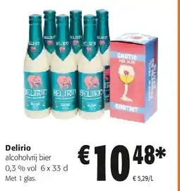 Colruyt Delirio alcoholvrij bier aanbieding