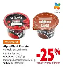 Colruyt Alpro Plant Protein Red Berries 200 g aanbieding