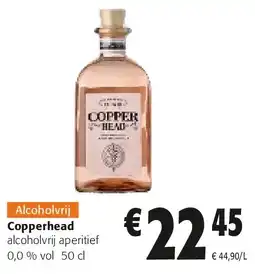 Colruyt Copperhead alcoholvrij aperitief aanbieding