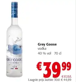Colruyt Grey Goose vodka aanbieding