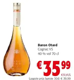 Colruyt Baron Otard Cognac VS 40 % vol 70 cl aanbieding