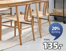 Jysk Royaloak guderup stoel aanbieding