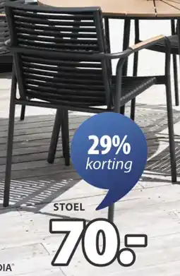 Jysk Jutlandia nabe stoel aanbieding