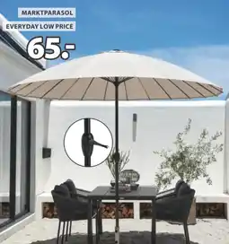 Jysk Lammehave marktparasol aanbieding