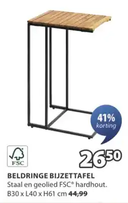 Jysk Beldringe bijzettafel aanbieding