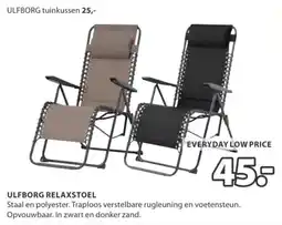 Jysk Ulfborg relaxstoel aanbieding