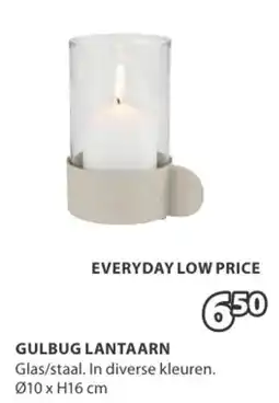 Jysk Gulbug lantaarn aanbieding