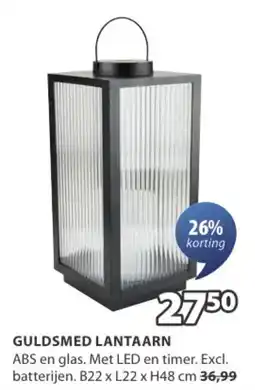 Jysk Guldsmed lantaarn aanbieding