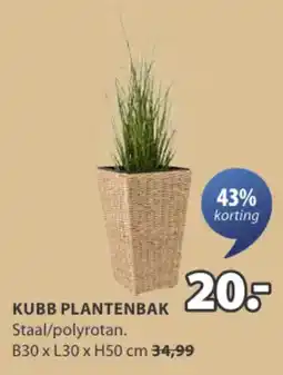 Jysk Kubb plantenbak aanbieding