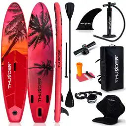 Decathlon Opblaasbaar SUP-board met accessoires THUNDER ISLE 320cm aanbieding