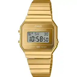 Decathlon Casio Digitaal Horloge Goudkleurig/Goudkleurig A700WEVG-9AEF aanbieding
