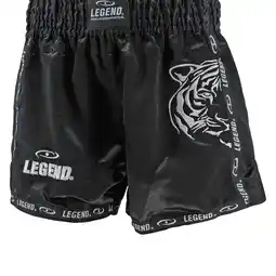 Decathlon Kickboks Broekje Kind/Volwassene Tijger zwart aanbieding