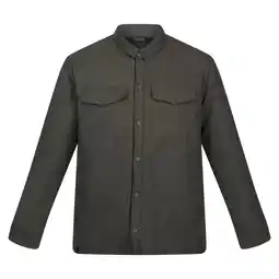 Decathlon Heren Gawayne geïsoleerd overhemd (Donkere Khaki) aanbieding
