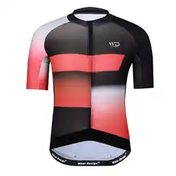 Decathlon FINISHER heren fietstrui Zwart/oranje aanbieding
