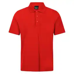 Decathlon Herenpolo met korte mouwen (Klassiek rood) aanbieding