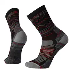 Decathlon Smartwool Hike Light Cushion Mountain Pattern Crew Trekking Sokken aanbieding