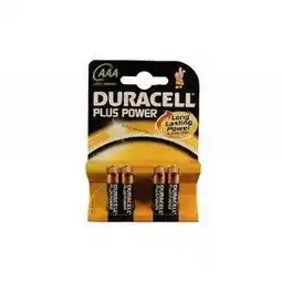 Decathlon Duracell Batterij Plus Aaa (P4) aanbieding