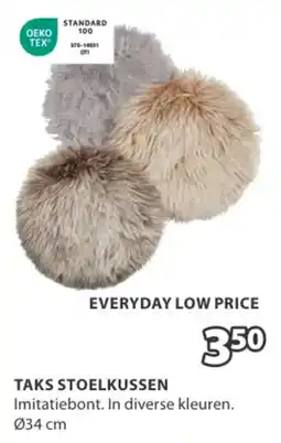 Jysk Taks stoelkussen aanbieding