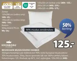 Jysk Besseggen muskusdons dekbed aanbieding