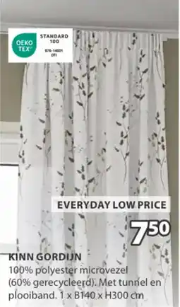 Jysk Kinn gordijn aanbieding