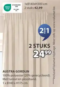 Jysk Austra gordijn aanbieding