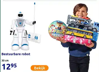 Action Bestuurbare robot 30cm aanbieding