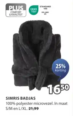 Jysk Simris badjas aanbieding