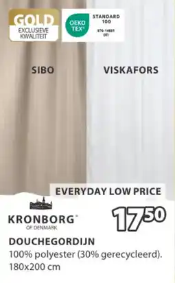 Jysk Douchegordijn aanbieding