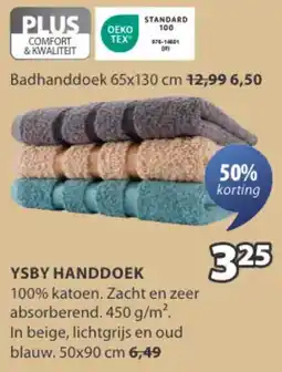 Jysk Ysby handdoek aanbieding