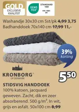 Jysk Stidsvig handdoek aanbieding