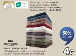 Jysk Karlstad handdoek aanbieding