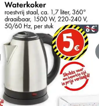TEDi Waterkoker aanbieding