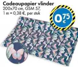 Cadeaupapier vlinder