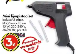 TEDi Mini lijmpistoolset aanbieding