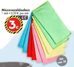 TEDi Microvezeldoeken aanbieding