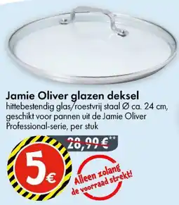 TEDi Jamie Oliver glazen deksel aanbieding