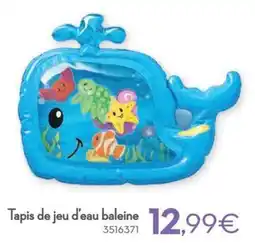 Cora Infantino Tapis de jeu d'eau baleine aanbieding