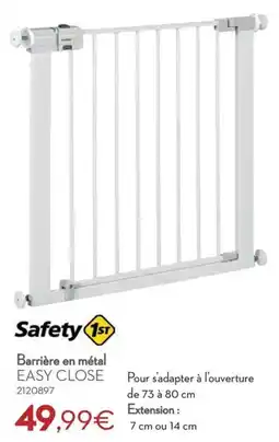 Cora Safety 1st Barrière en métal aanbieding