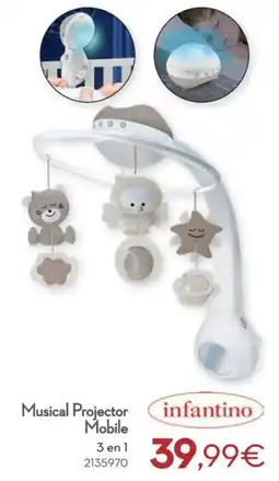 Cora Infantino Musical Projector Mobile 3 en 1 aanbieding