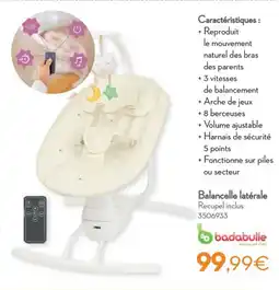Cora Badabulle Balancelle Latérale aanbieding
