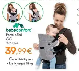 Cora Bebeconfort Porte-bébé Go aanbieding