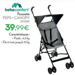Cora Bebeconfort Poussette Peps + Canopy aanbieding