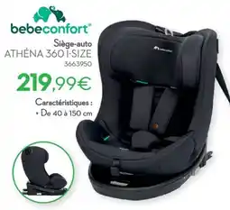 Cora Bebeconfort Siège-auto athena 360 i size aanbieding