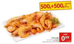 Intermarché Gambas cuites aanbieding