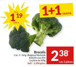 Intermarché Brocolis aanbieding