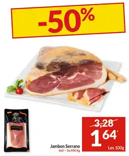 Intermarché Jambon Serrano aanbieding