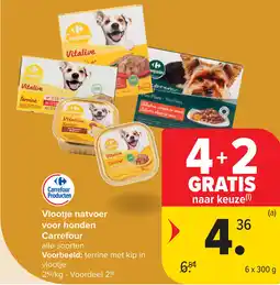 Carrefour Vlootje natvoer voor honden Carrefour aanbieding