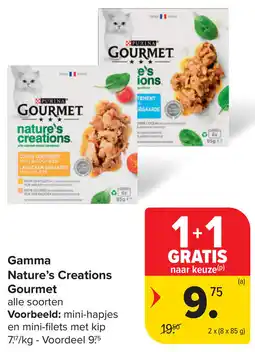Carrefour Gamma Nature's Creations Gourmet aanbieding