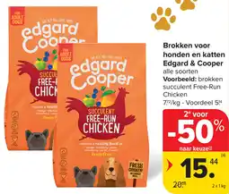Carrefour Brokken voor honden en katten Edgard & Cooper aanbieding