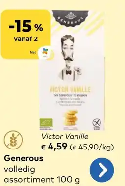 Bio Planet Generous volledig assortiment aanbieding